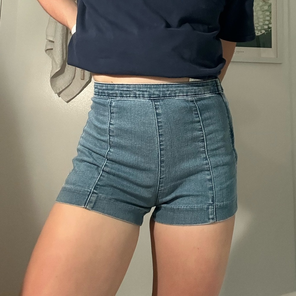 High Waisted Jean Shorts!